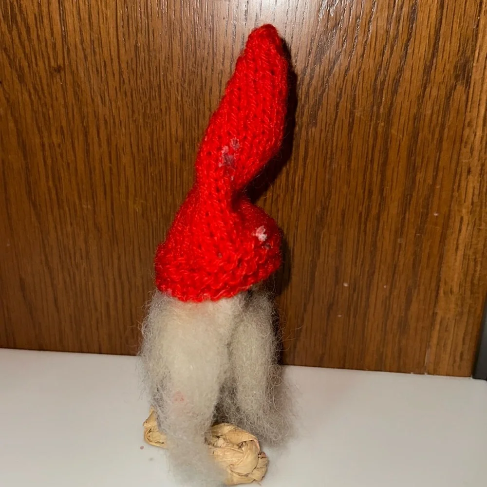 SWEDISH Santa Clause Handmade Tomte Figurine  Scandinavian Christmas Decor